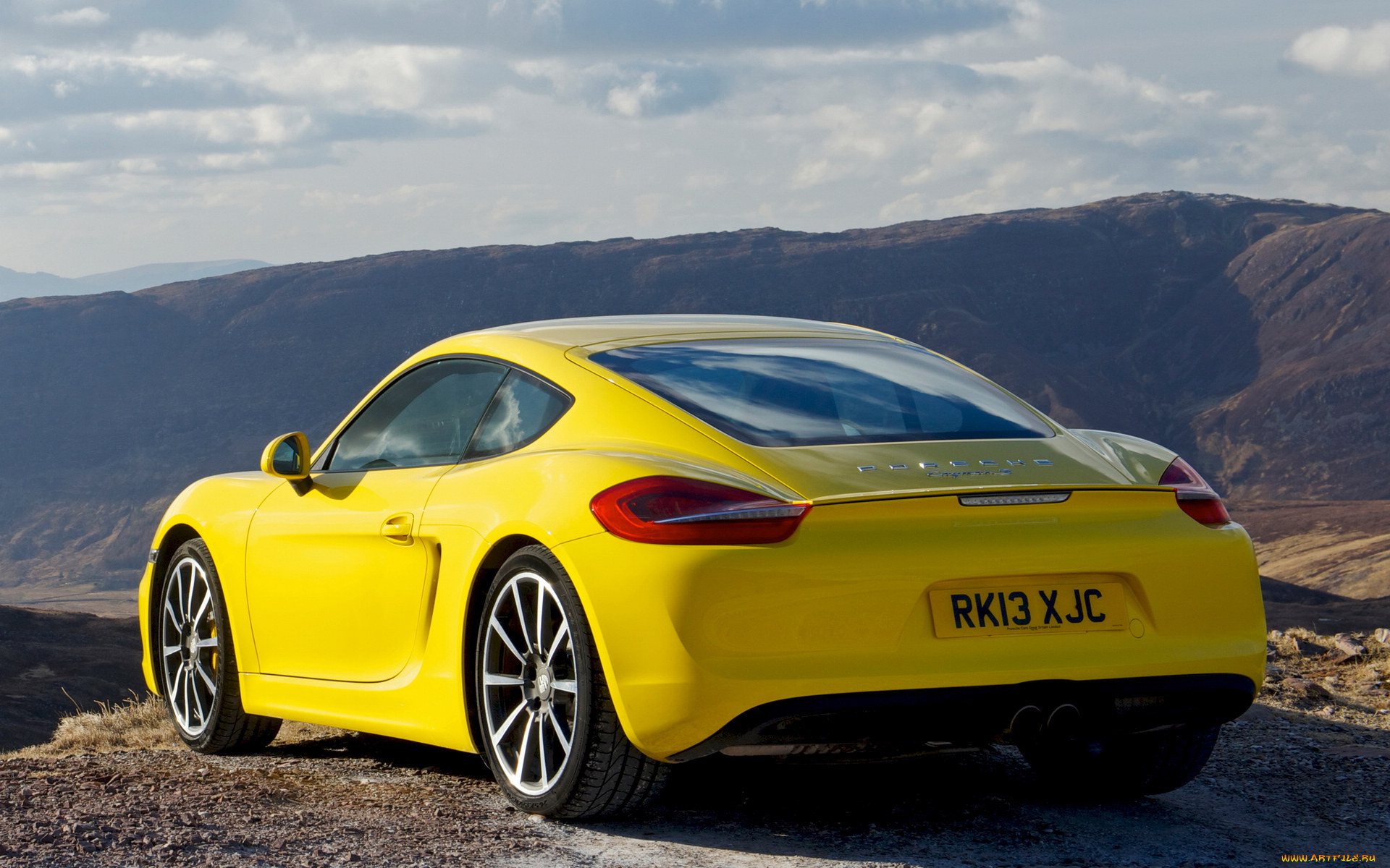 , porsche, cayman, s, car